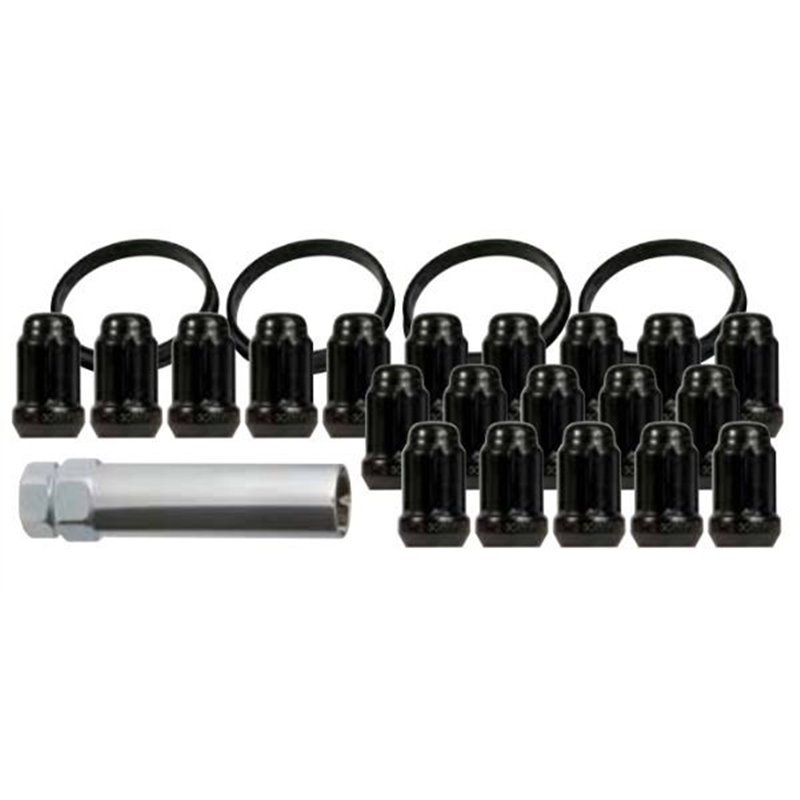 RTX | A106-7803(4) 7 Spline Closed 14x1.5 48mm(24) CD3800L(1) Black