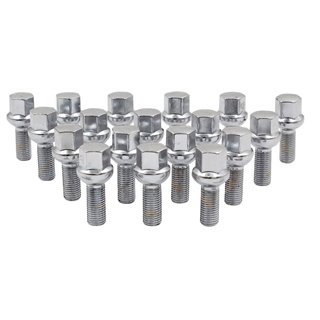 RTX | A66-5710 (4)  Radius Bolt 14x1.5 28mm 17mm Hex (20) Chrome