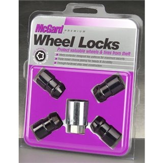 McGard | (4) Antivol Noir 12x1.5 37.1mm H.19mm/21mm Hex Double
