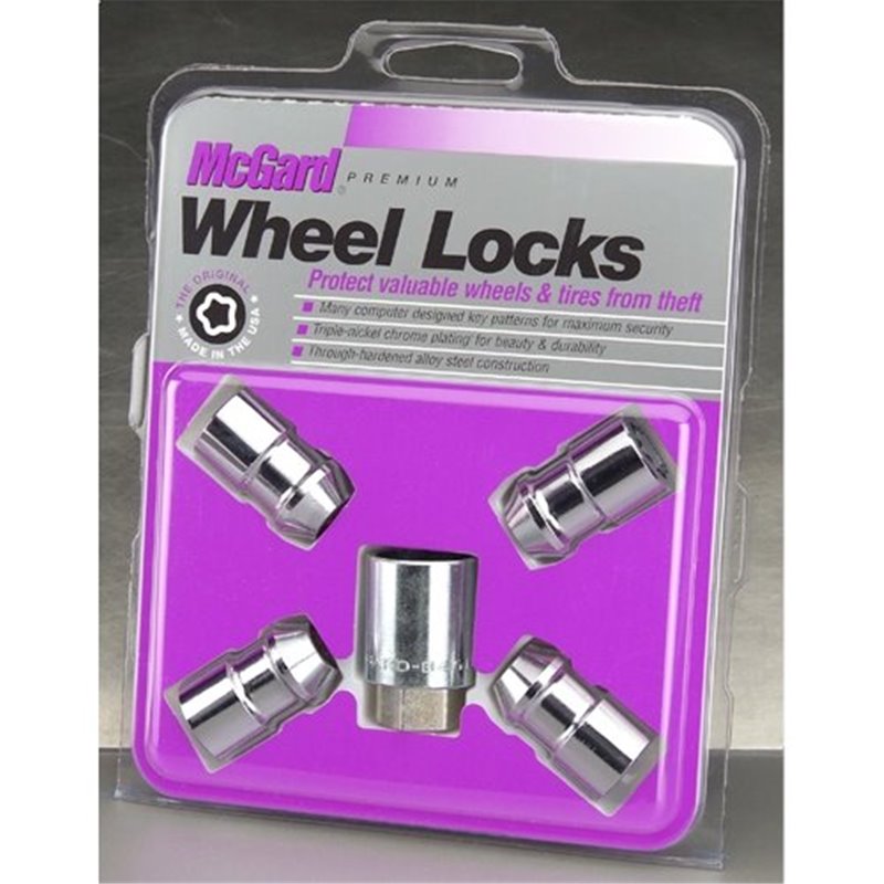 McGard | (4) Antivol Chrome 12x1.5 37.1mm H.19mm/21mm Hex Double