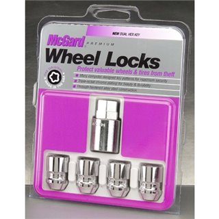McGard | (4) Antivol Chrome 12x1.5 32.5mm H.19mm/21mm Hex Double