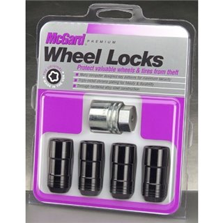 McGard | (4) Antivol Noir 14x1.5 49.9mm H.21mm/22mm Hex Double