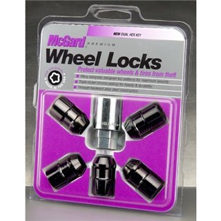 McGard | (5) Antivol Noir 1/2'' RH 37.1mm H.3/4-13/16 Hex Double