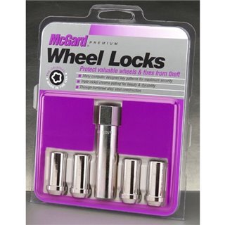 McGard | (4) Antivol Tuner Chrome 1/2'' RH 40.6mm H. 13/16 Hex