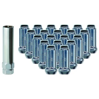 West Coat Wheel Accessories | (20) 6 Spline Drive Nut 14x1.5 48mm Chrome