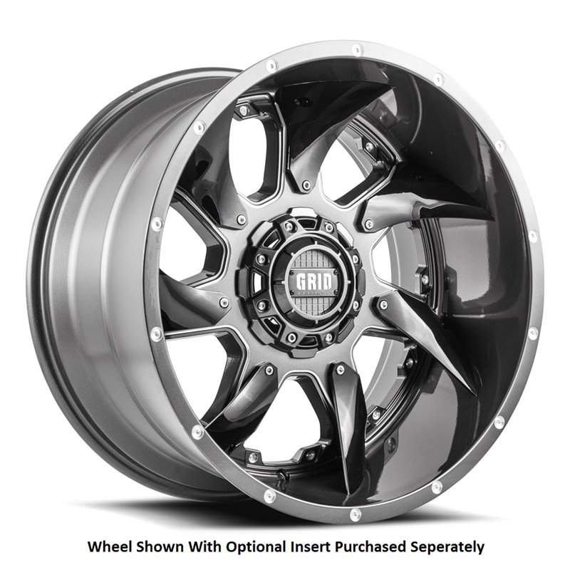 GRID Off-Road | GD01 22x12.0 ET-44 - Graphite