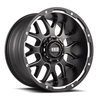 GRID Off-Road | GD02 20x9.0 ET15 - Black With Natural Accents