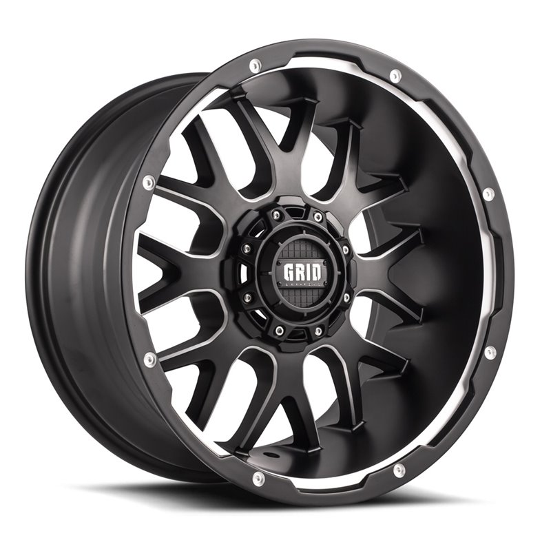 GRID Off-Road | GD02 20x9.0 ET15 - Black With Natural Accents