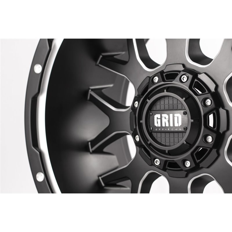 GRID Off-Road | GD02 20x9.0 ET15 - Black With Natural Accents