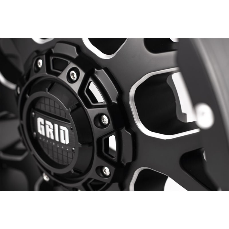 GRID Off-Road | GD02 20x9.0 ET15 - Black With Natural Accents