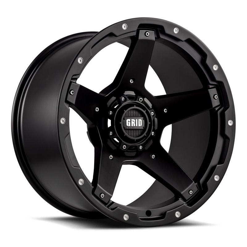 GRID Off-Road | GD04 17x9.0 ET-12 - Black