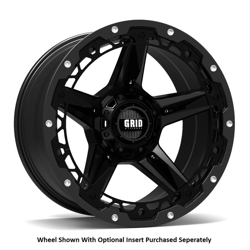 GRID Off-Road | GD04 17x9.0 ET-12 - Black