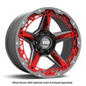 GRID Off-Road | GD04 18x9.0 ET15 - Black With Natural Accents