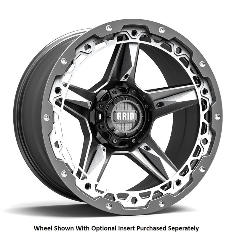 GRID Off-Road | GD04 18x9.0 ET15 - Black With Natural Accents