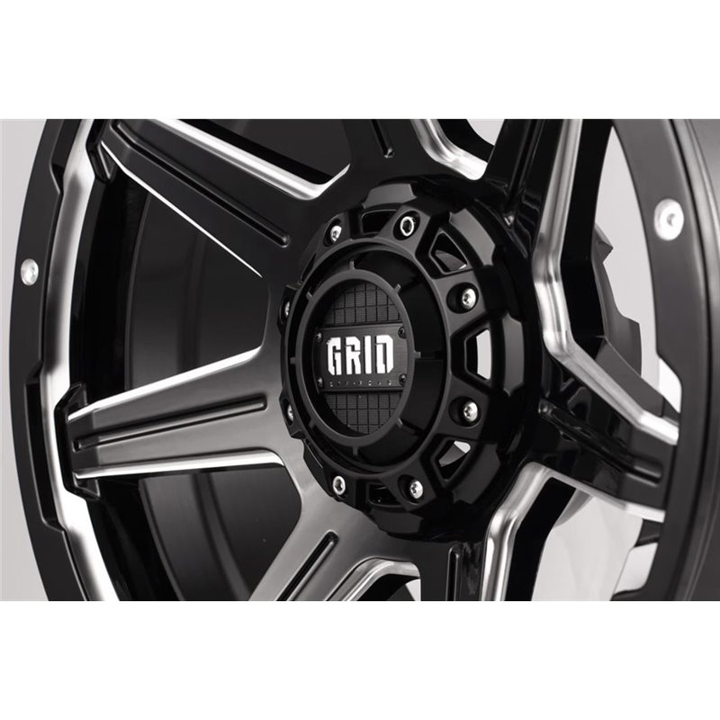 GRID Off-Road | GD06 20x9.0 ET0 - Black With Natural Accents