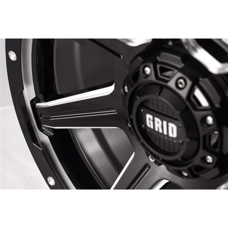 GRID Off-Road | GD06 20x9.0 ET0 - Black With Natural Accents