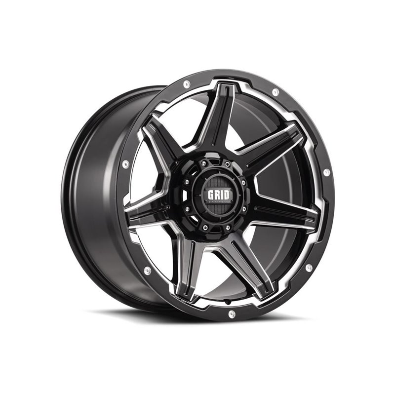 GRID Off-Road | GD06 20x9.0 ET15 - Black With Natural Accents