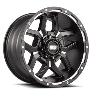 GRID Off-Road | GD07 17x9.0 ET15 - Black With Natural Accents