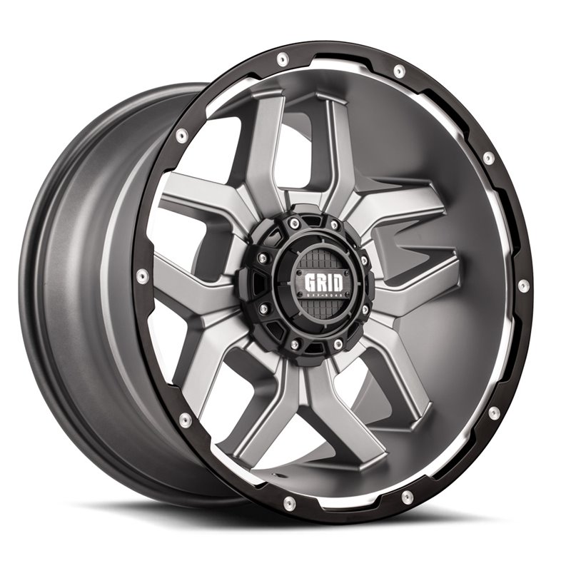 GRID Off-Road | GD07 20x9.0 ET0 - Anthracite Gray With Black Lip