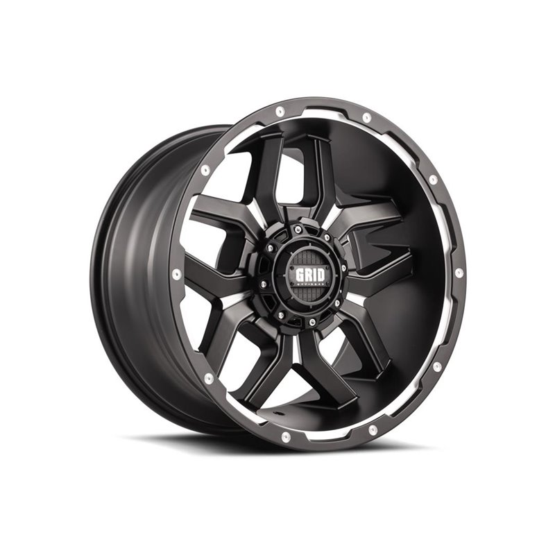 GRID Off-Road | GD07 20x9.0 ET15 - Black With Natural Accents