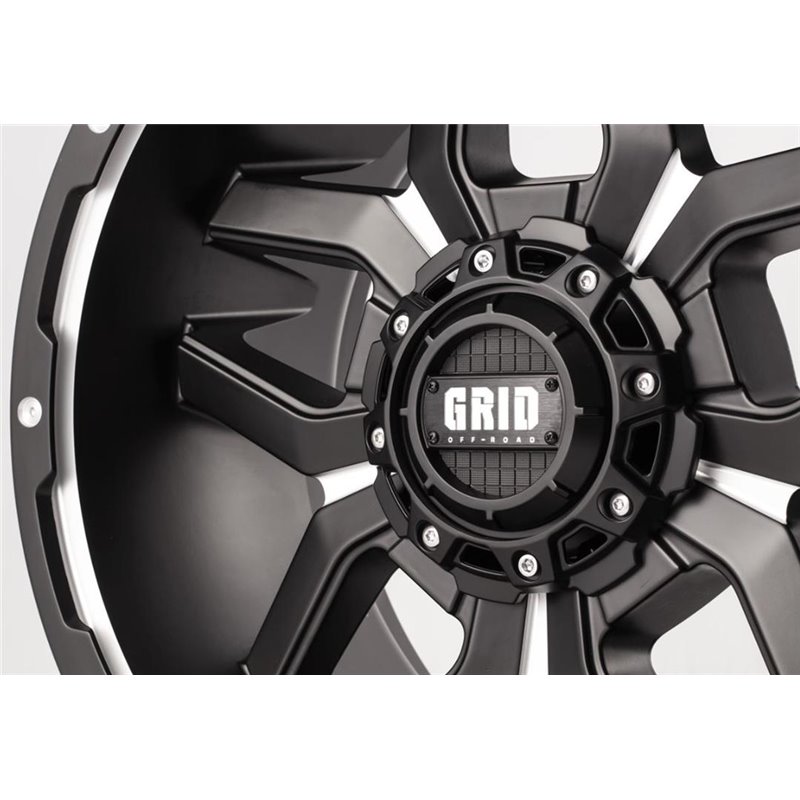 GRID Off-Road | GD07 20x9.0 ET15 - Black With Natural Accents