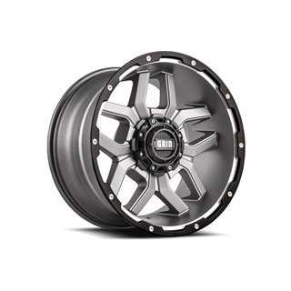 GRID Off-Road | GD07 20x9.0 ET0 - Anthracite Gray With Black Lip