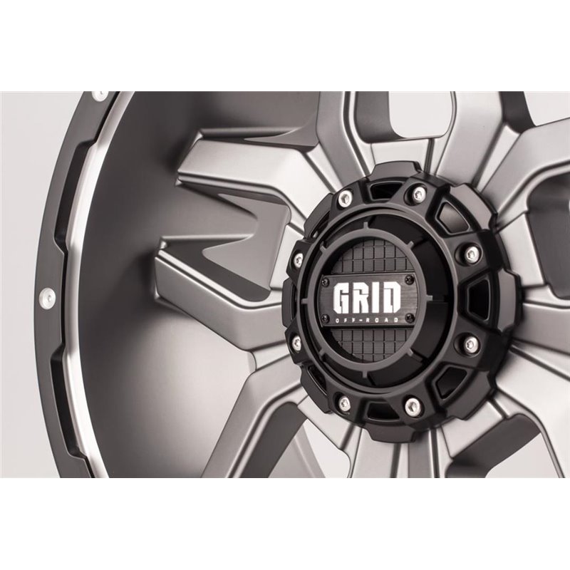 GRID Off-Road | GD07 20x9.0 ET0 - Anthracite Gray With Black Lip