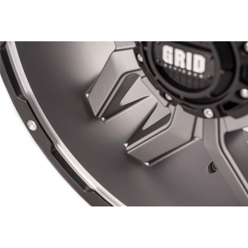 GRID Off-Road | GD07 20x9.0 ET0 - Anthracite Gray With Black Lip