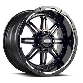 GRID Off-Road | GD10 17x9.0 ET0 - Gloss Black With Natural Accents
