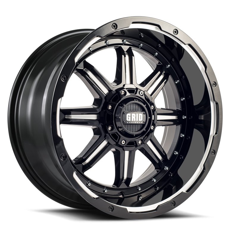 GRID Off-Road | GD10 17x9.0 ET15 - Gloss Black With Natural Accents