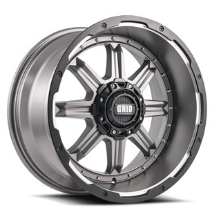 GRID Off-Road | GD10 18x9.0 ET15 - Anthracite Gray With Black Lip