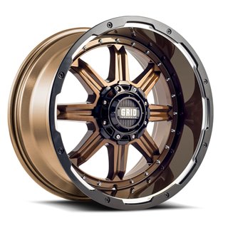 GRID Off-Road | GD10 18x9.0 ET15 - Bronze With Black Lip