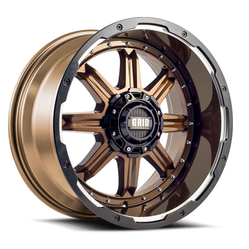 GRID Off-Road | GD10 18x9.0 ET15 - Bronze With Black Lip