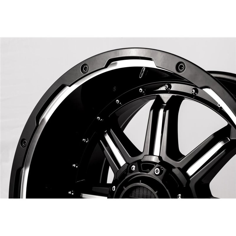 GRID Off-Road | GD10 20x9.0 ET-12 - Gloss Black With Natural Accents