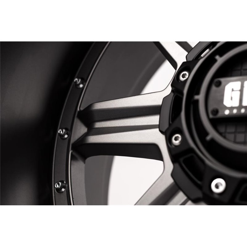 GRID Off-Road | GD10 20x10.0 ET-25 - Anthracite Gray With Black Lip