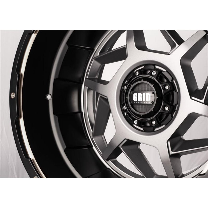 GRID Off-Road | GD14 17x9.0 ET15 - Anthracite With Black Lip