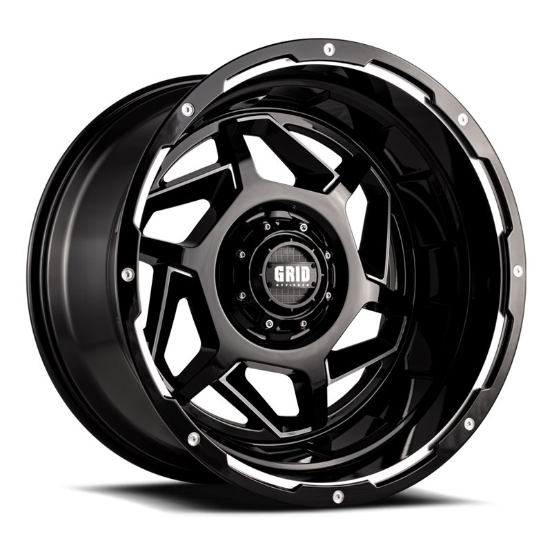GRID Off-Road | GD14 20x9.0 ET-12 - Black With Natural Accents