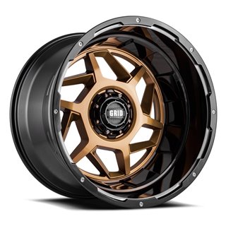 GRID Off-Road | GD14 20x9.0 ET15 - Bronze With Black Lip