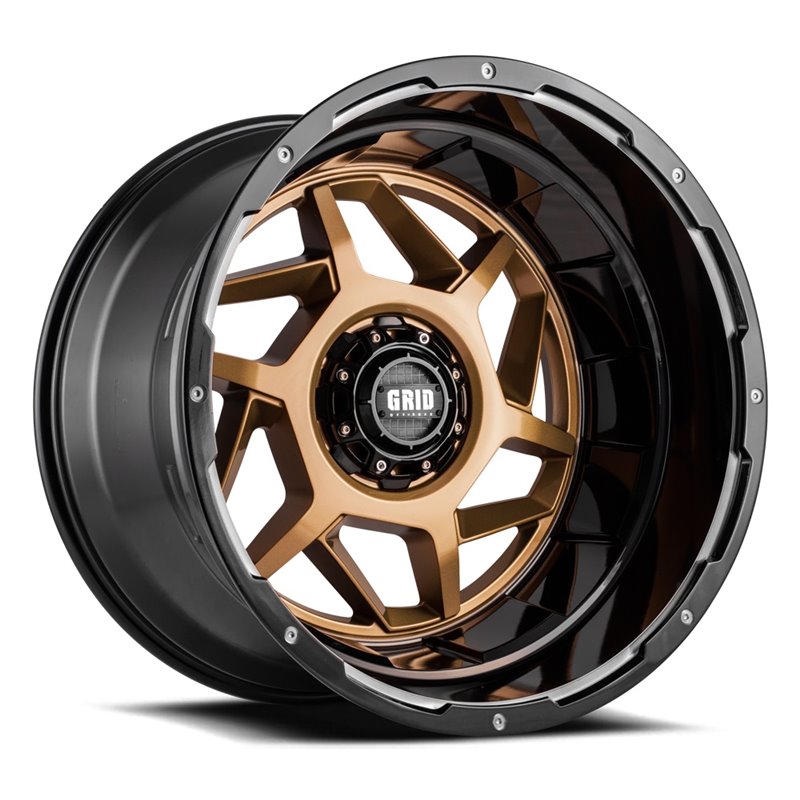 GRID Off-Road | GD14 20x9.0 ET15 - Bronze With Black Lip