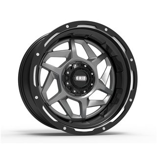 GRID Off-Road | GD14 22x12.0 ET-44 - Anthracite With Black Lip