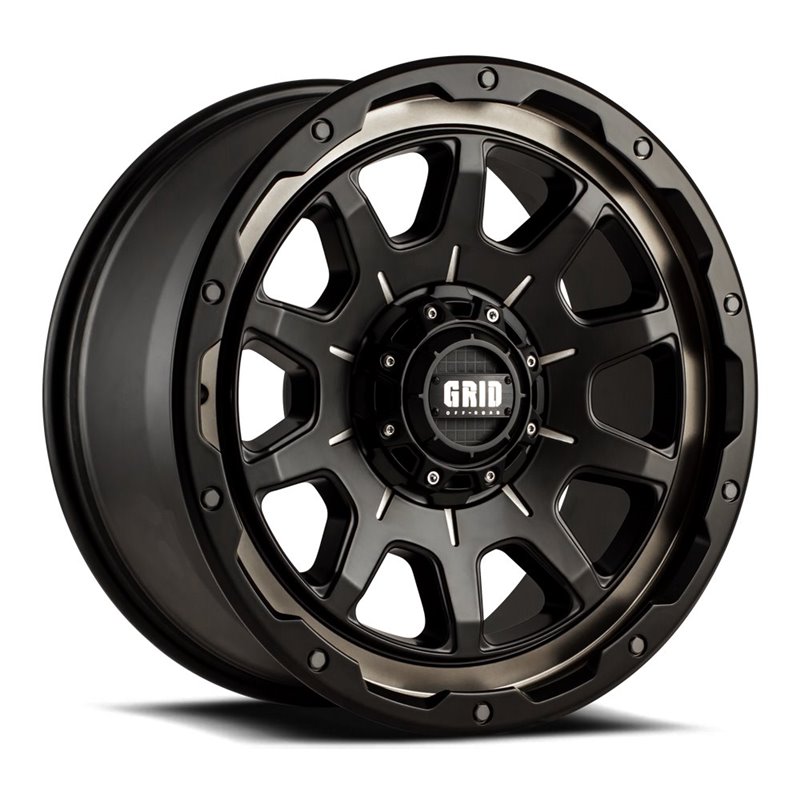 GRID Off-Road | GD12 17x9.0 ET-12 - Black