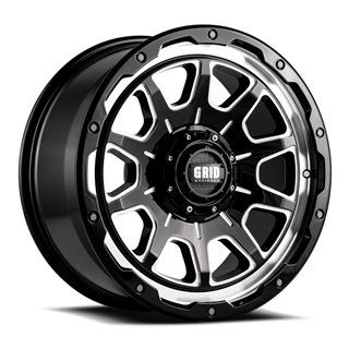 GRID Off-Road | GD15 20x9.0 ET0 - Black With Natural Accents