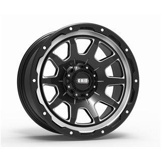 GRID Off-Road | GD15 20x9.0 ET0 - Black With Natural Accents