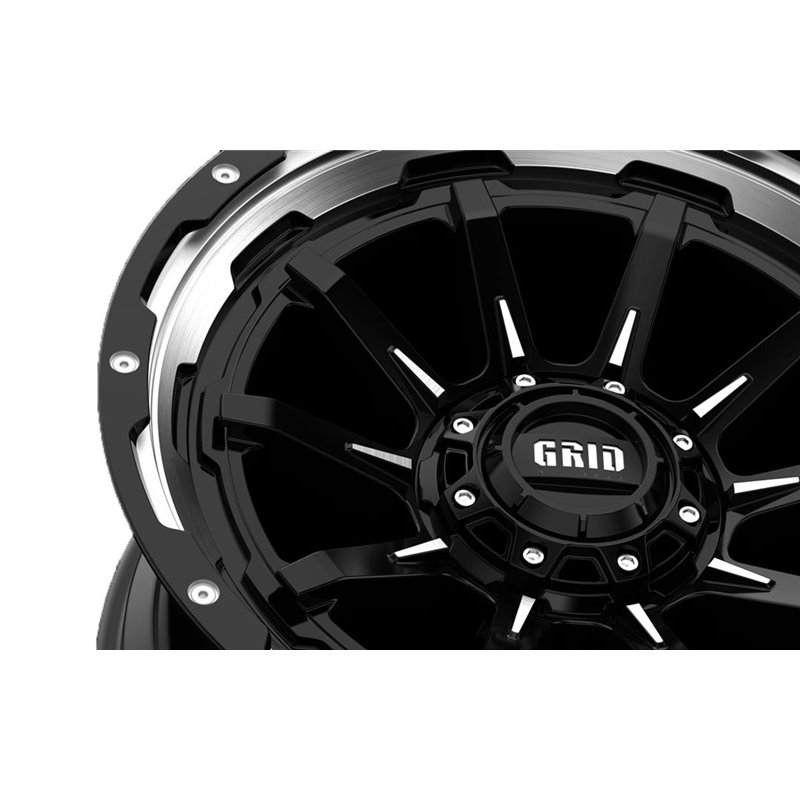 GRID Off-Road | GD17 20x9.0 ET15 - Black With Natural Accents