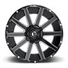 Fuel Off-Road | Contra D615 20X9.0 ET1 - Black With Natural Face