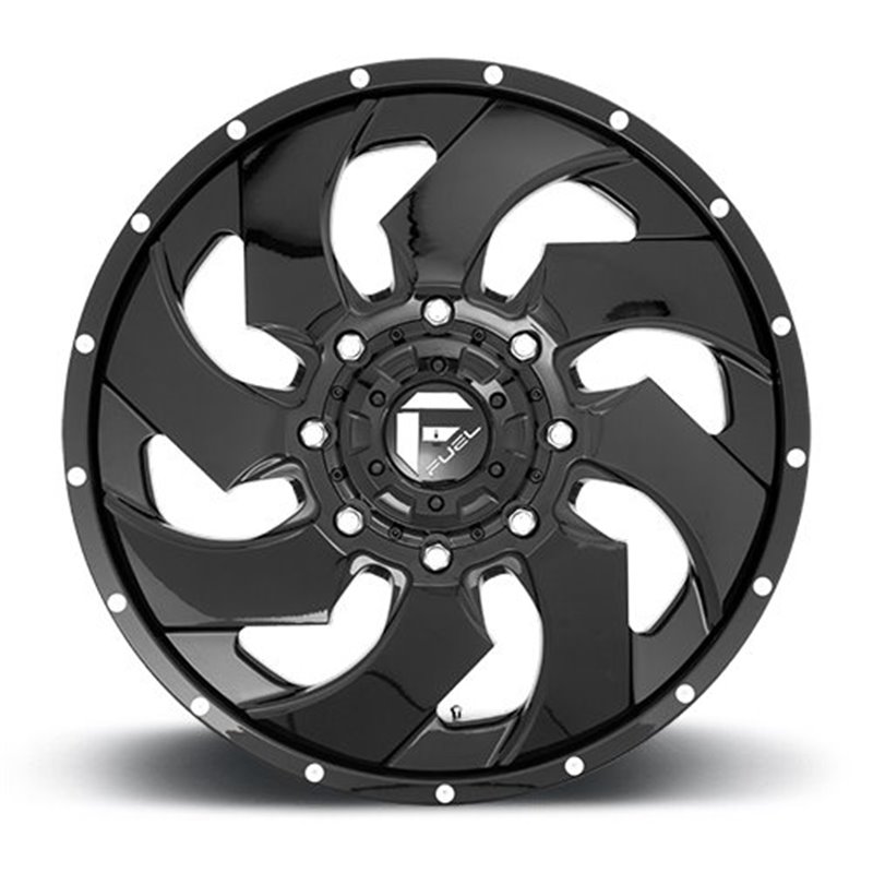 Fuel Off-Road | Cleaver Dually D574 20X8.25 ET105 - Black With Natural Accents