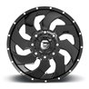 Fuel Off-Road | Cleaver Dually D574 20X8.25 ET105 - Black With Natural Accents