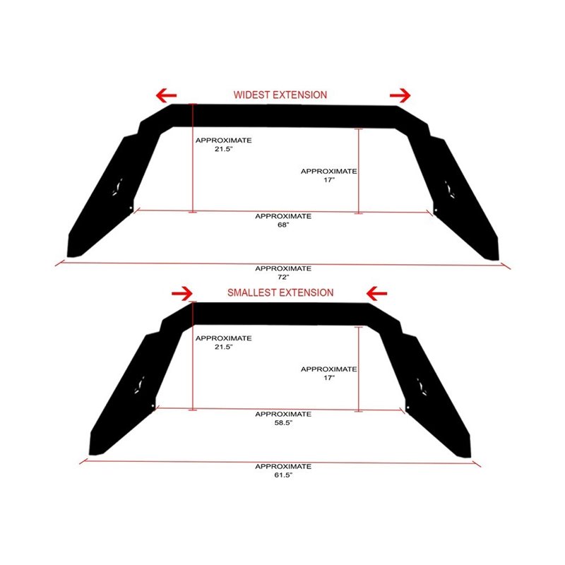 Armordillo | CR2 Chase Rack Fits most Mid Size and Full Size Trucks