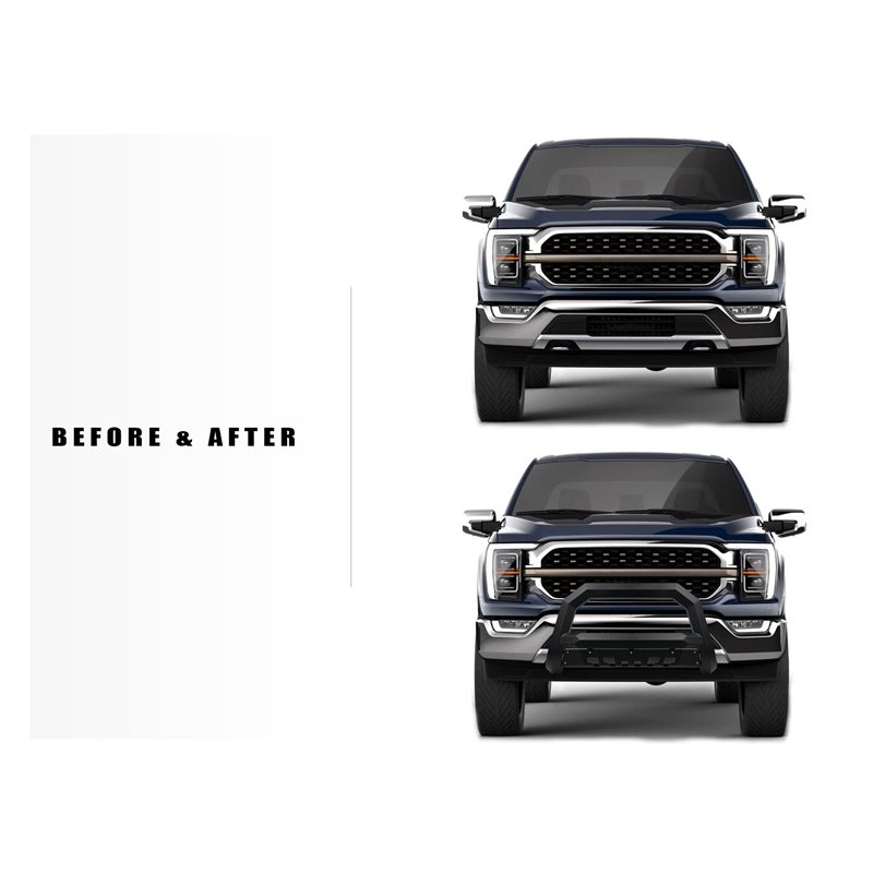 Armordillo | 2019-2022 Chevrolet Silverado 1500 Rayden Bull Bar - Matte Black - Silverado 1500 / Limited 2.7T / 5.3L 2019-2022