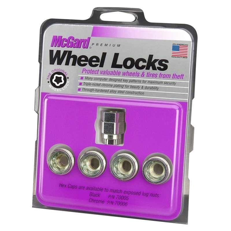 McGard | Cone Seat Under Hub Cap Style Wheel Locks - Chevrolet / Infiniti / Mercury / Mitsubishi / Nissan 1974-2023